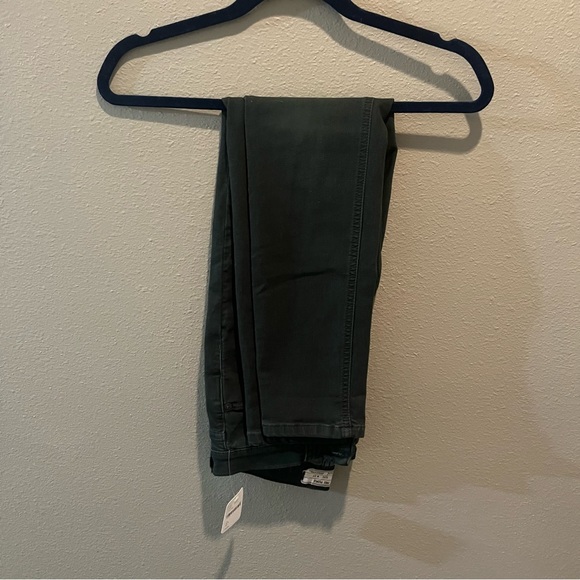 Free People Dark Green Skinny Pants - Picture 2 of 8